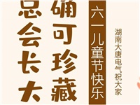 湖南大唐電氣祝大家六一快樂(lè )！